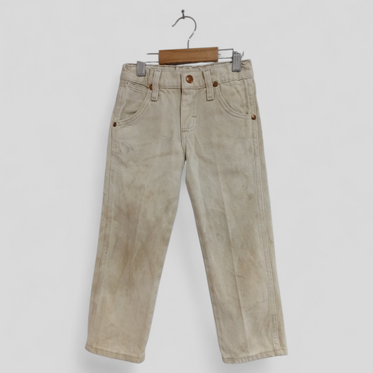 (4JNR) Wrangler | Cream Jeans