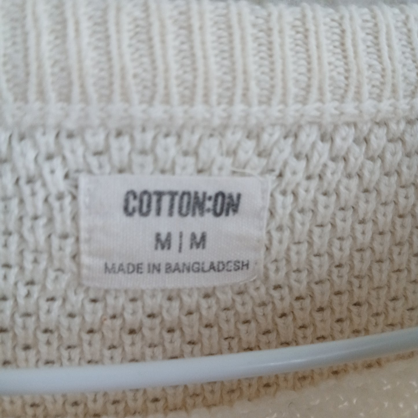 (M) Cotton On | Cream Knit Sweater