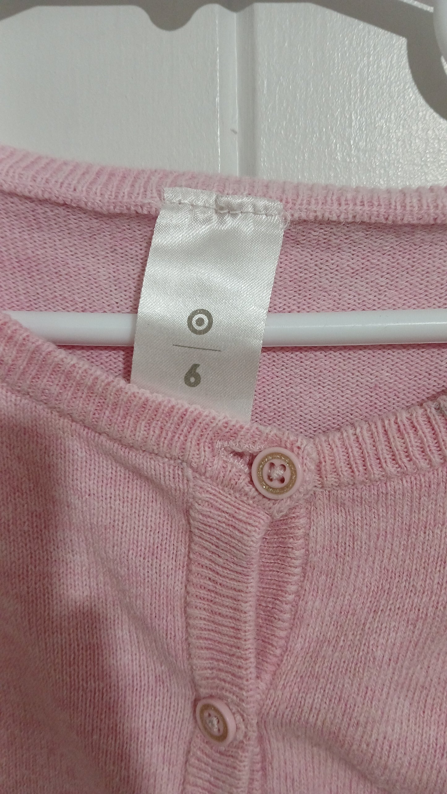 (6JNR) Target | Pink Cardi