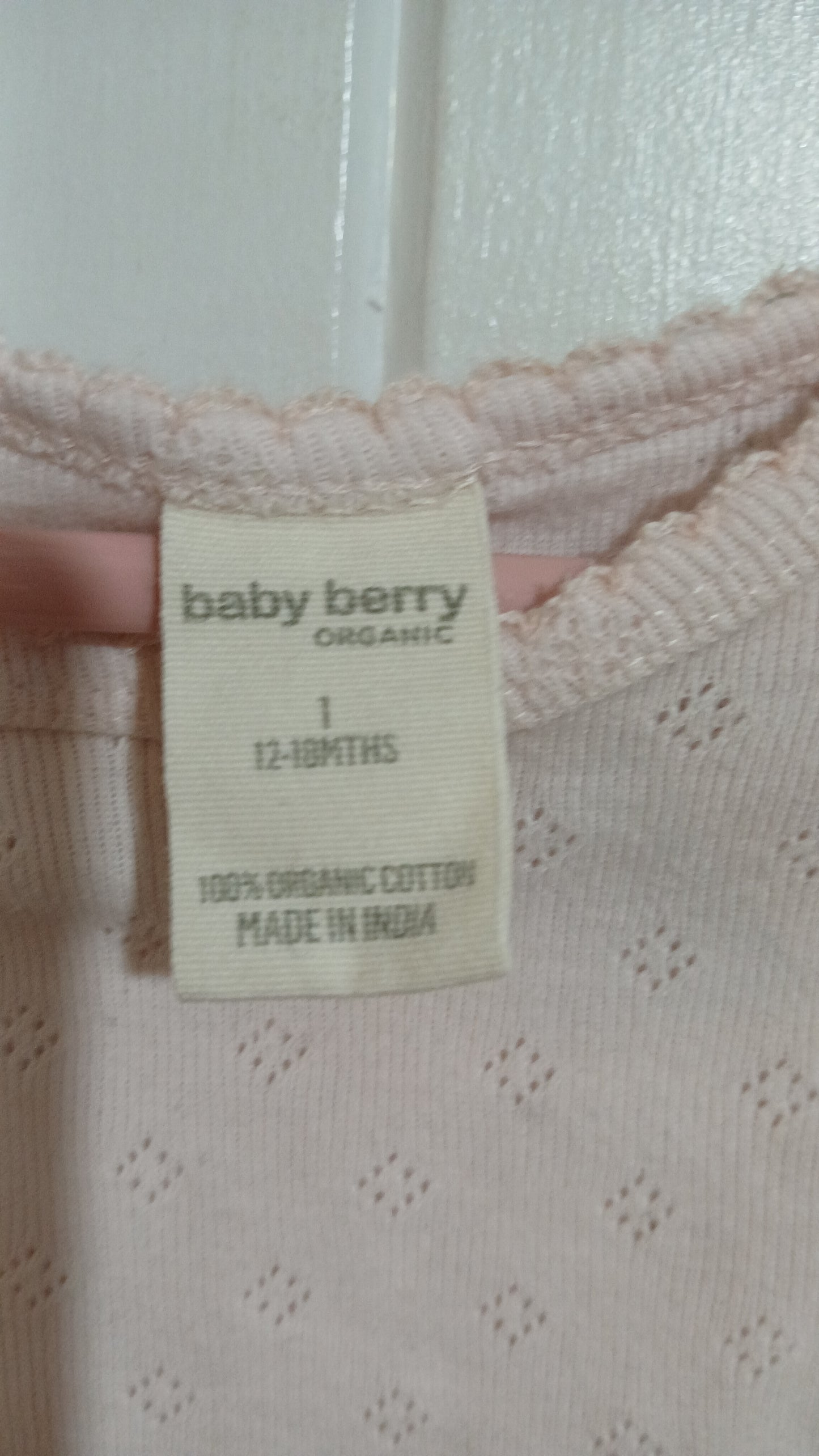 (1JNR) Baby Berry | Pink Onesie