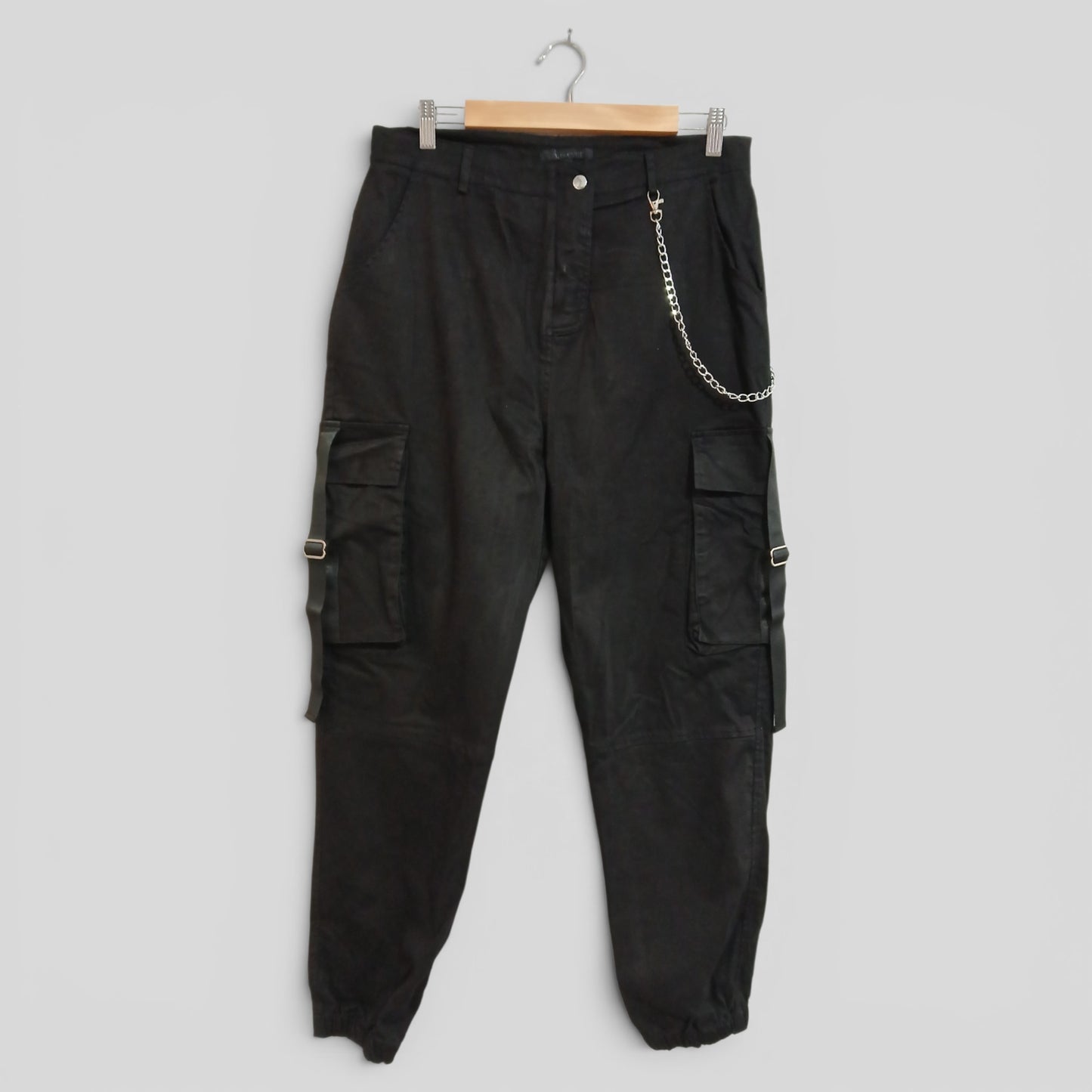 (14) Ava + Ever | Black Cargo Pants