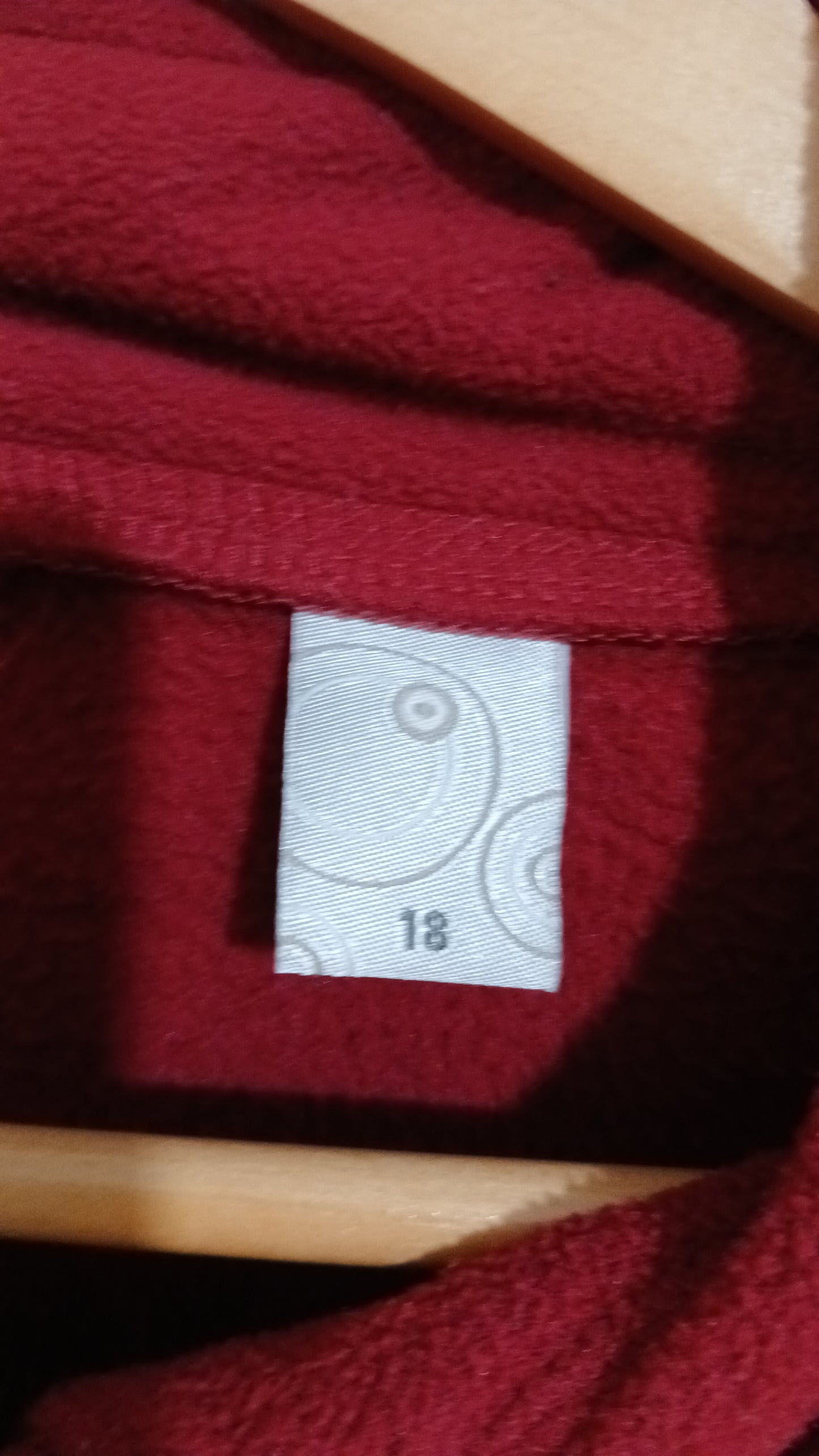 (18) Target | Red Zip Jumper