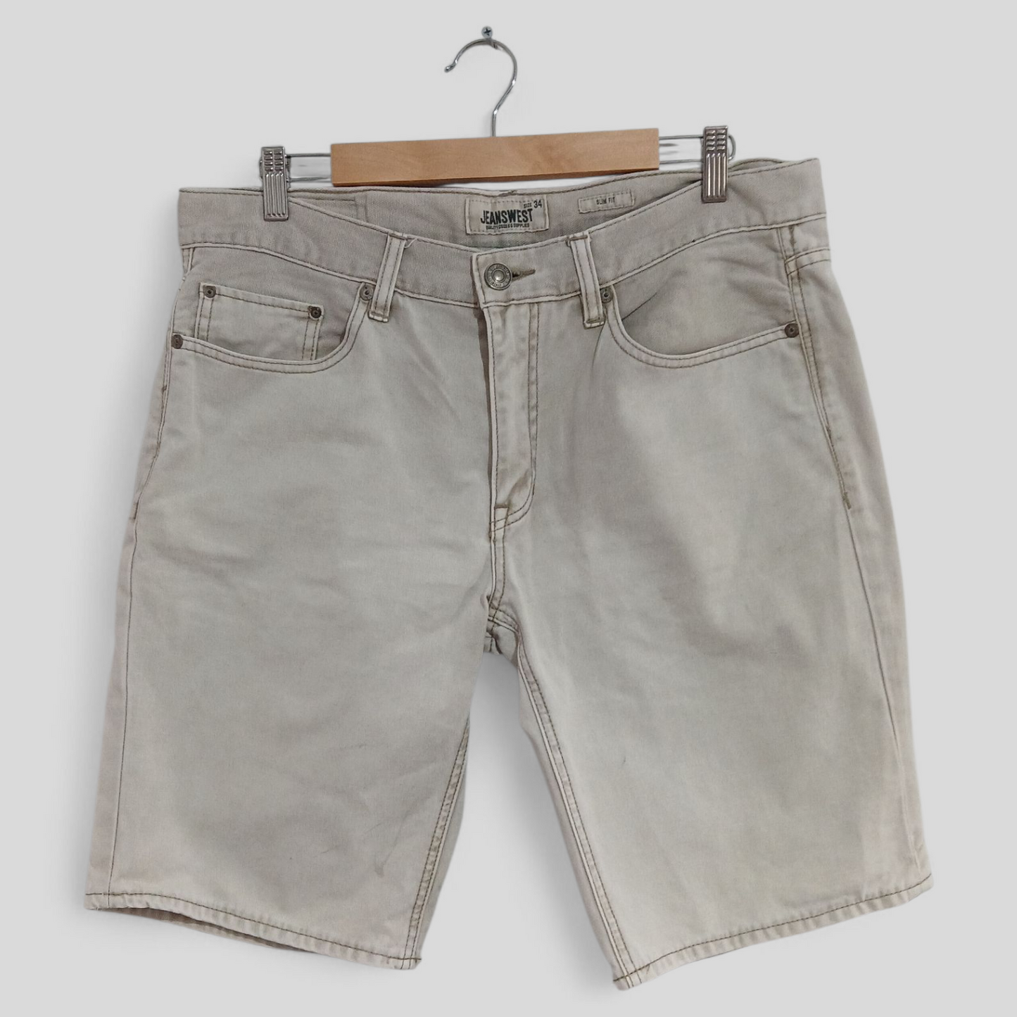 (34) Jeanswest | White Denim Shorts