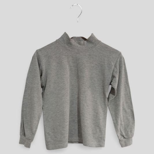 (6JNR) Classic L/S Shirt Grey