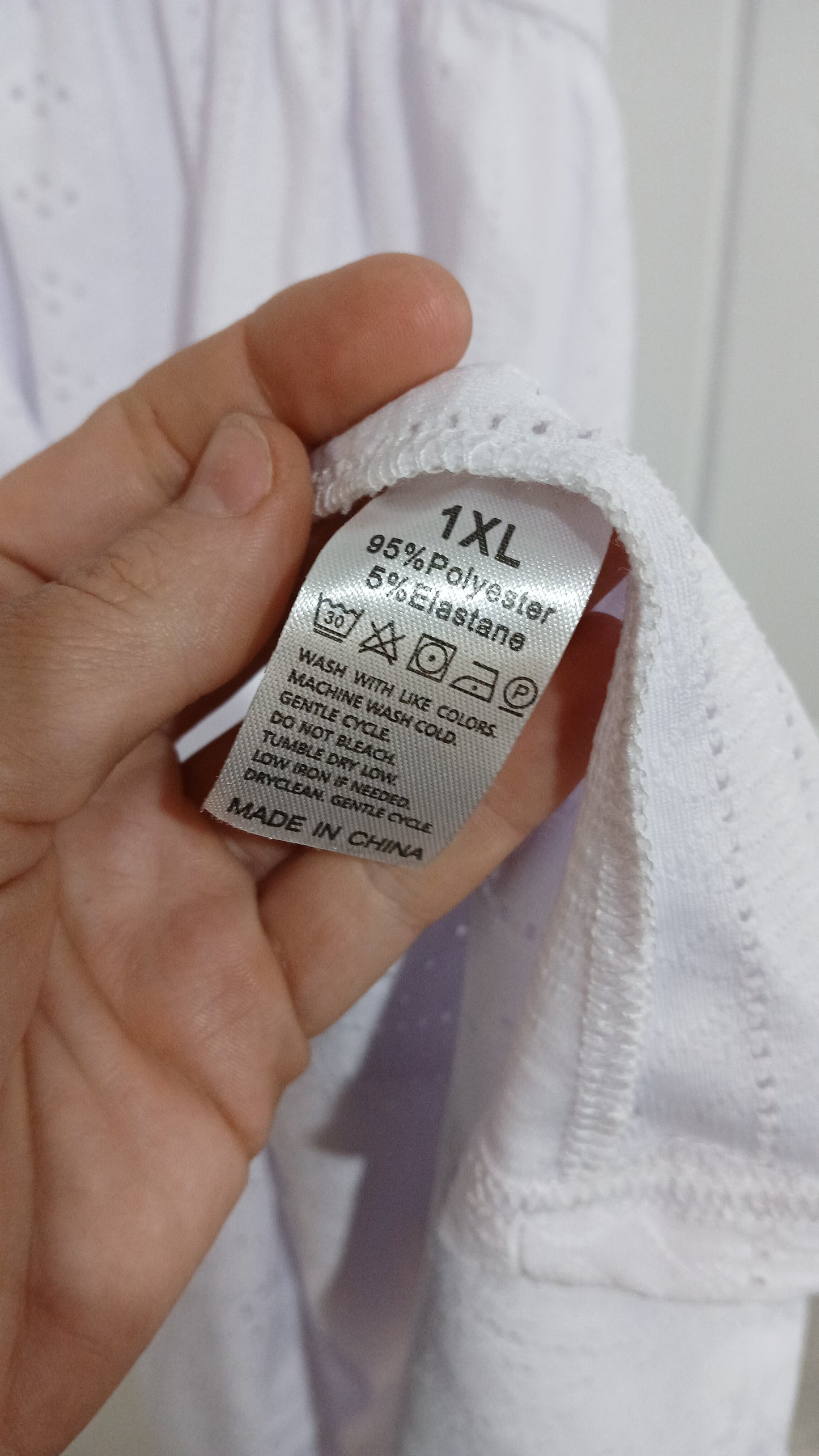 (1XL) White Dress