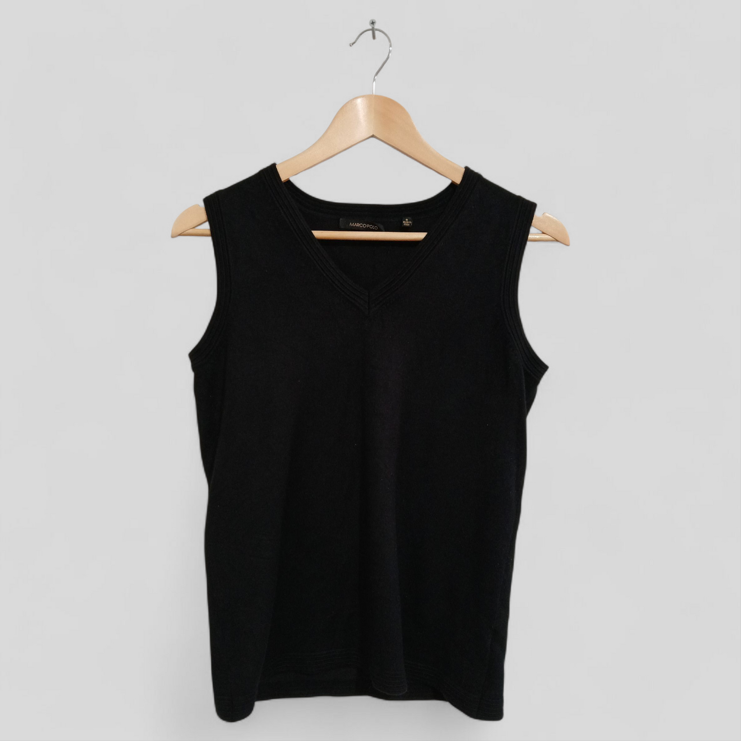 (S) Marco Polo | Knit Vest Blouse