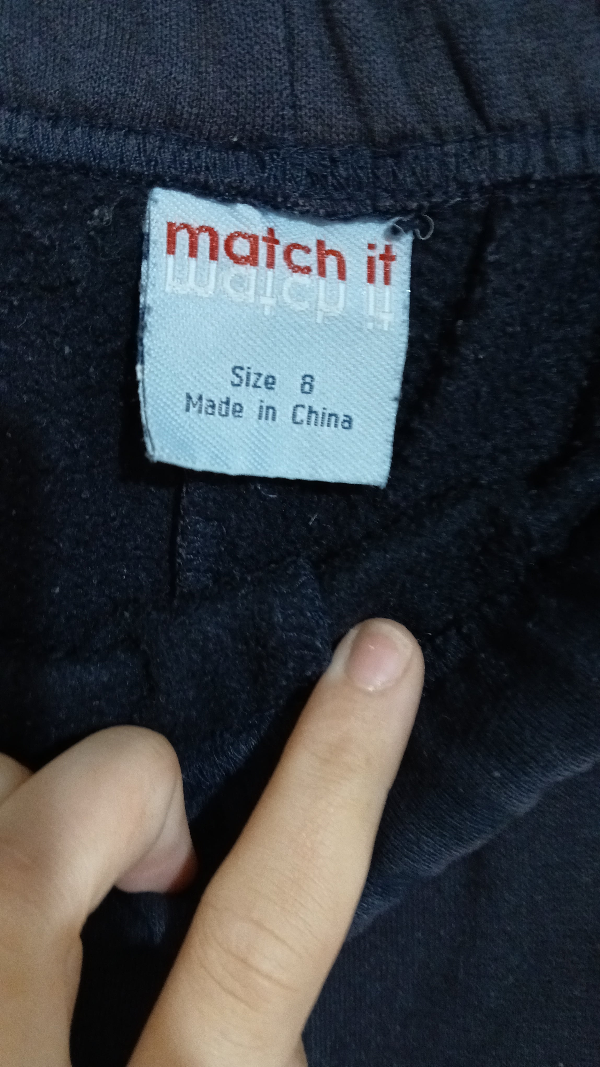 Image of (8) Match It | Navy Trackpants