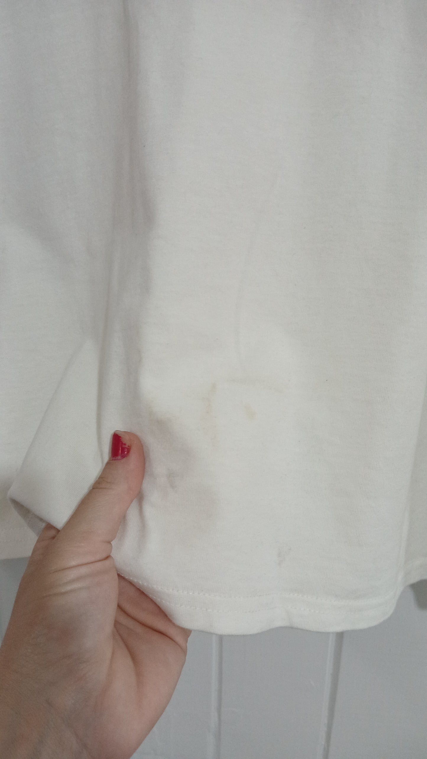 (L) Shein | Crop White Tee