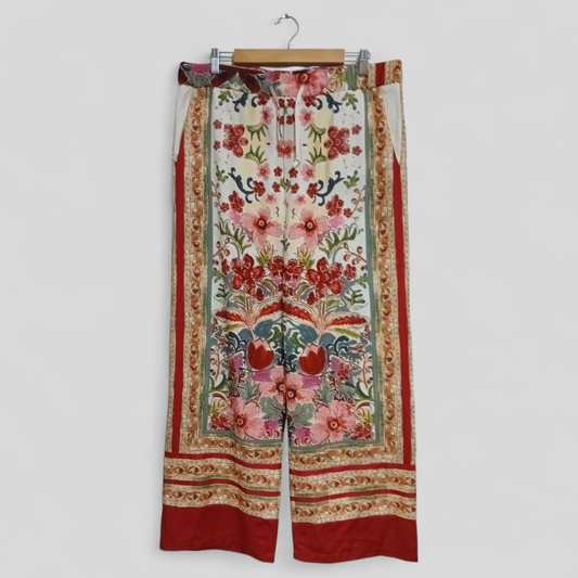 (L) Shein | Floral Pants