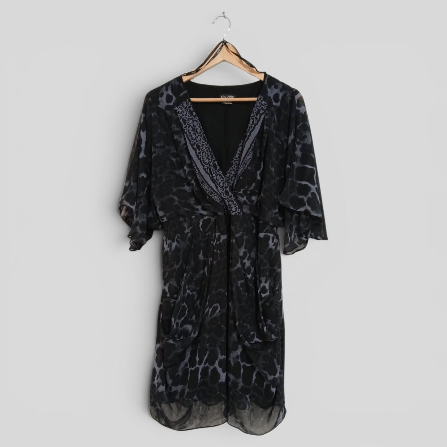 (S+/14) City Chic | Patterned Dress