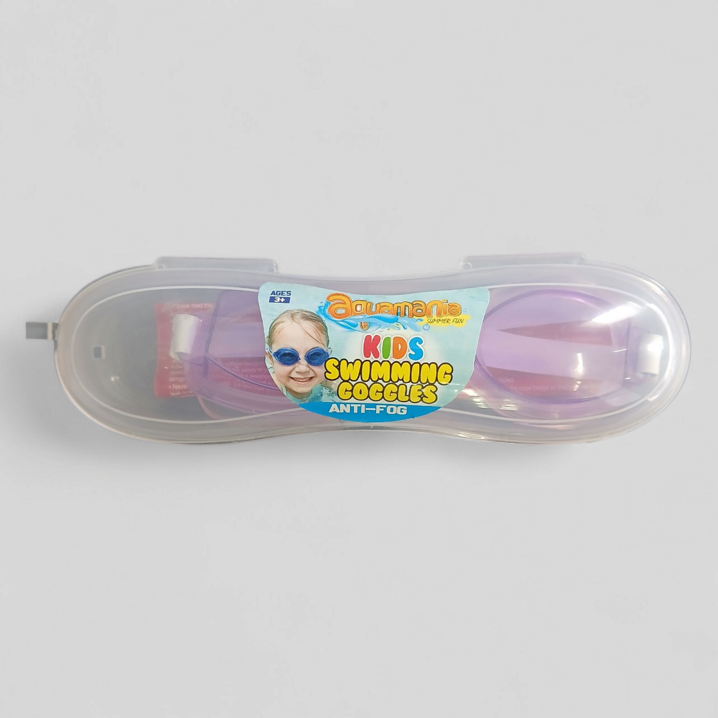 SWIMMING GOGGLES KIDS W/CASE