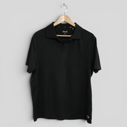 (XL) Circuit | Black Polo