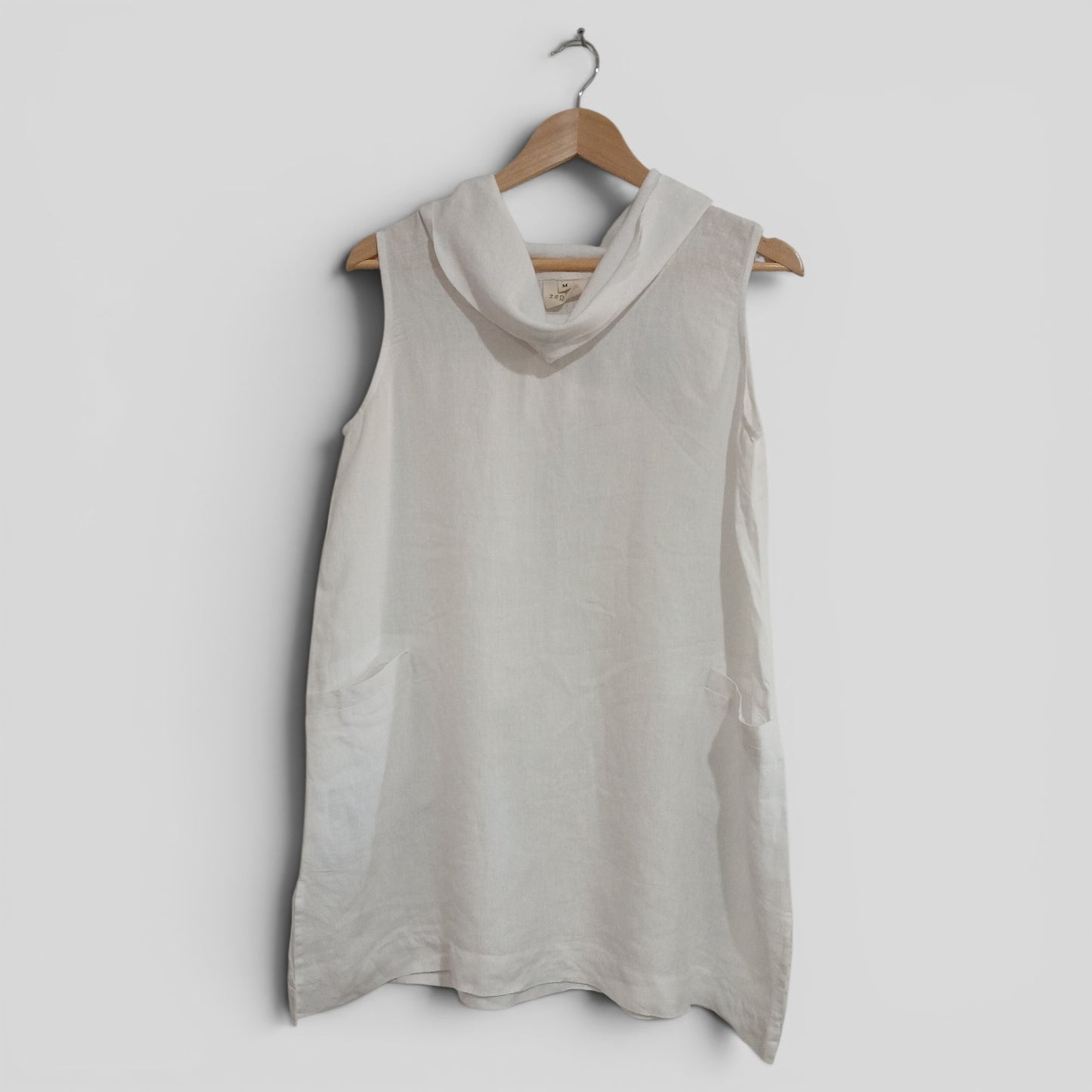 (M) Zephyr | White Linen Blouse