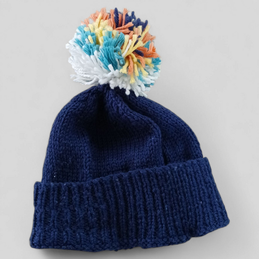 Navy Baby Beanie