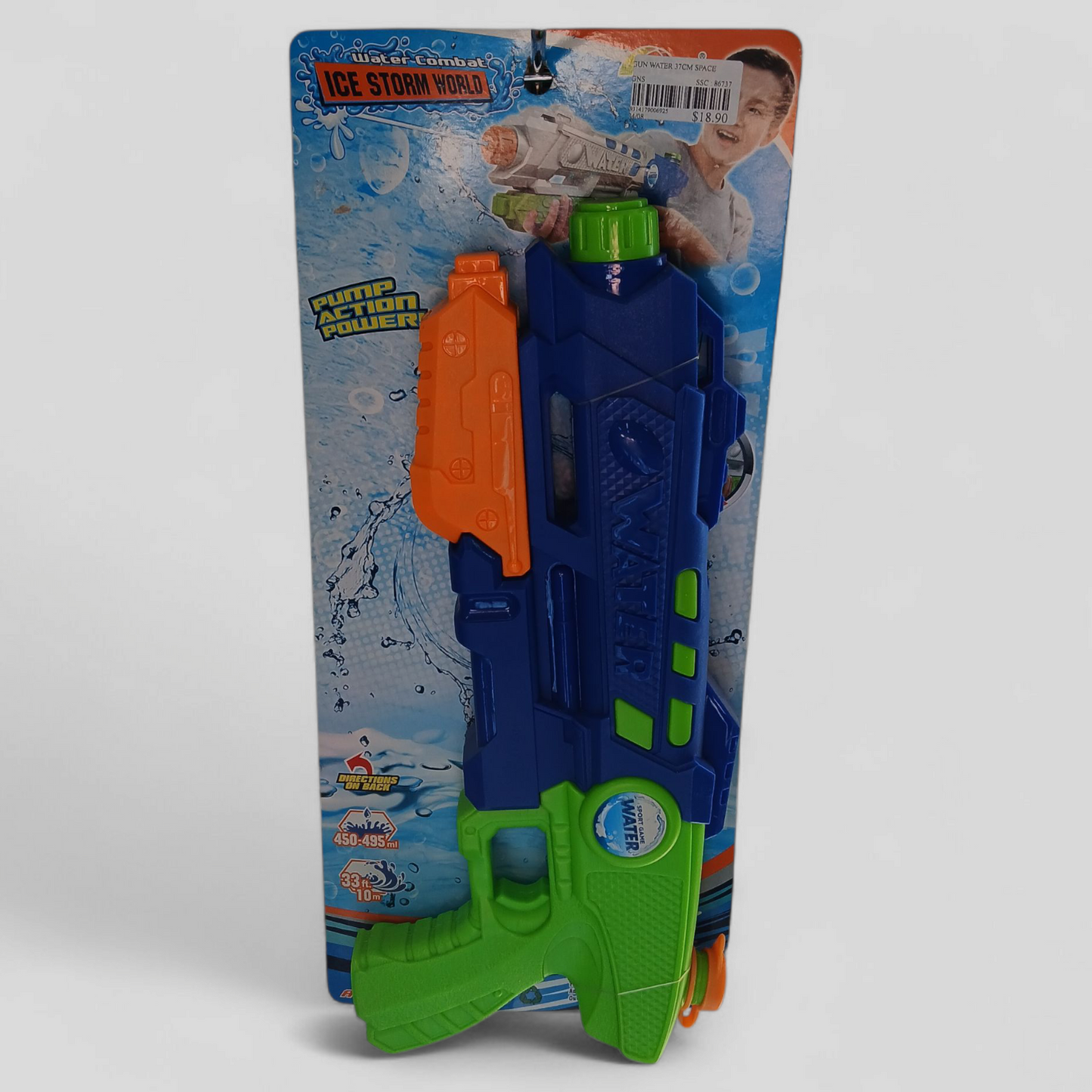 GUN WATER 37CM SPACE PUMPER