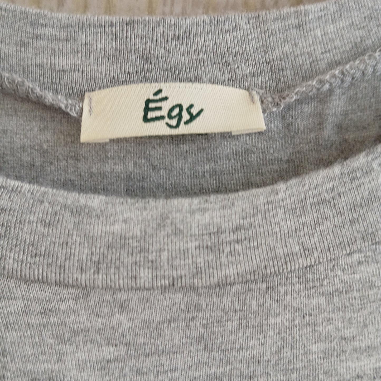 (M) Egs Grey/Coral soft stretch shirt