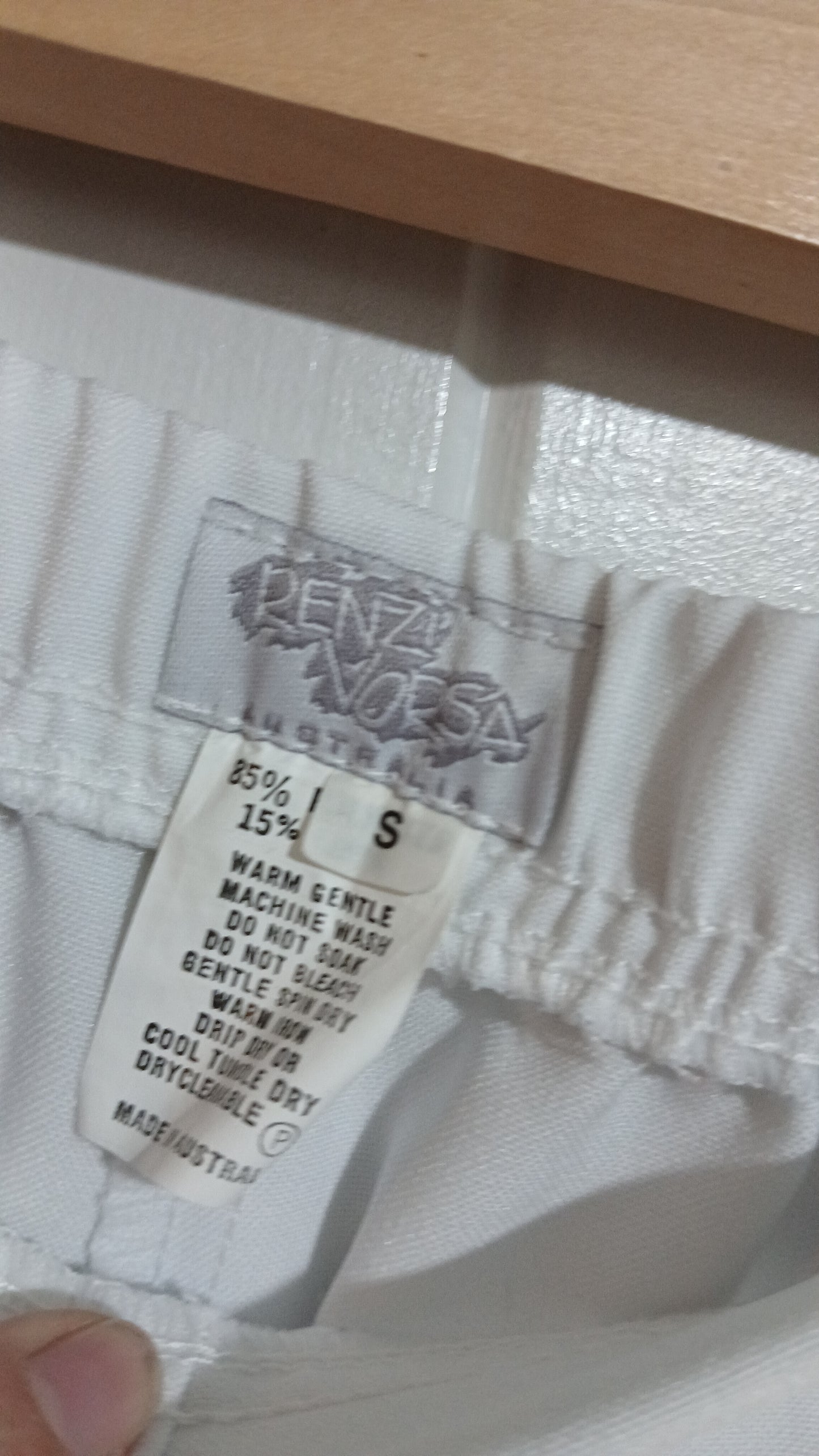 (S) Renzi Vorsa | White Colour Block 2 peice set