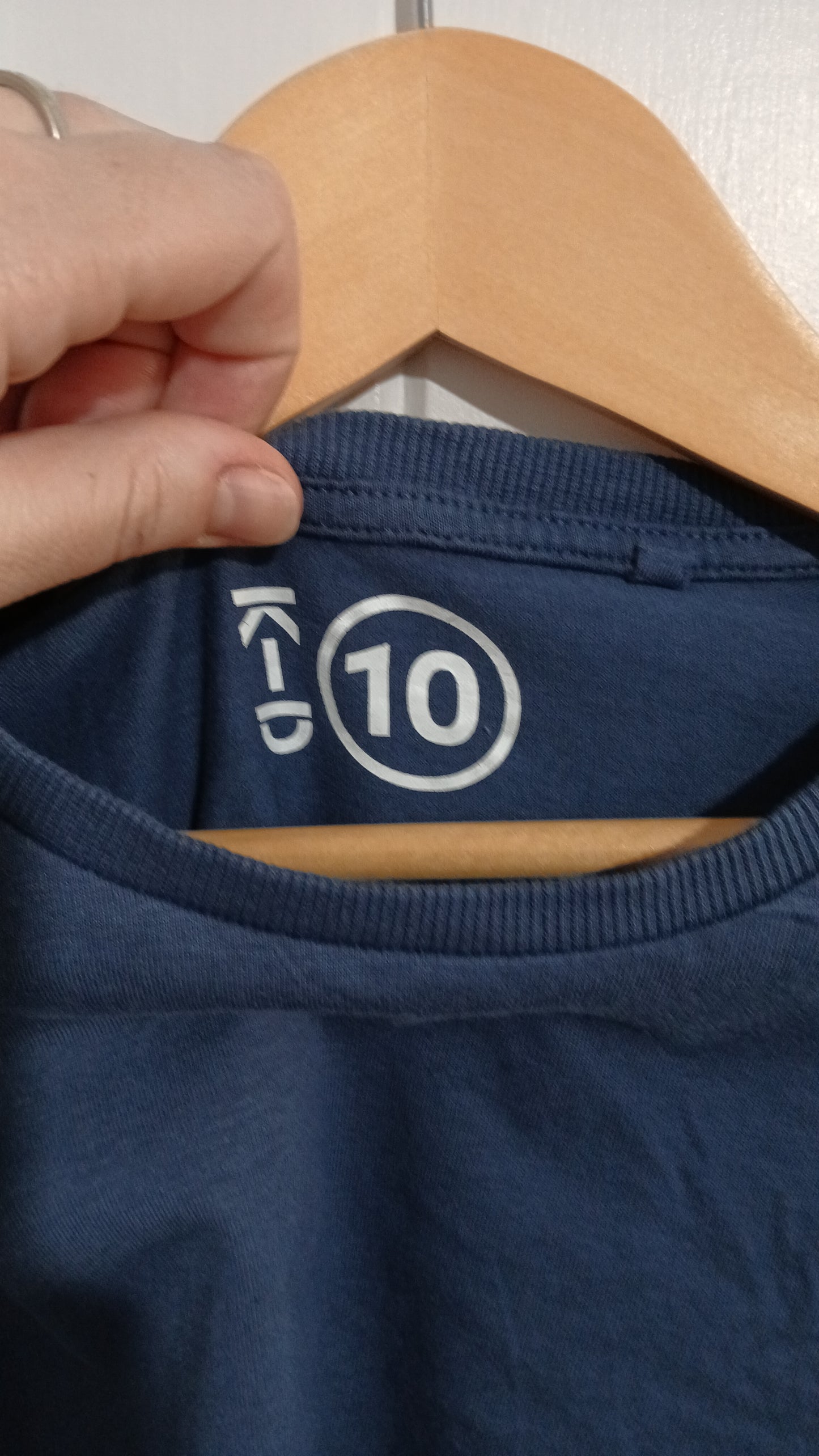 (10JNR) K-D | Navy LS Shirt