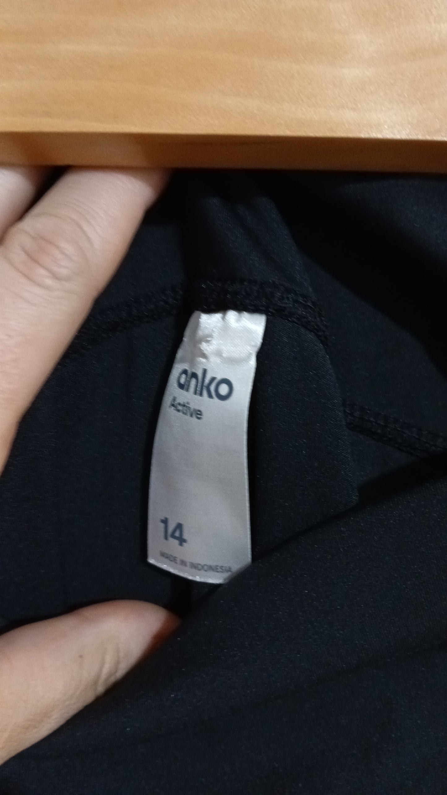 (14) Anko | Active Leggings Black
