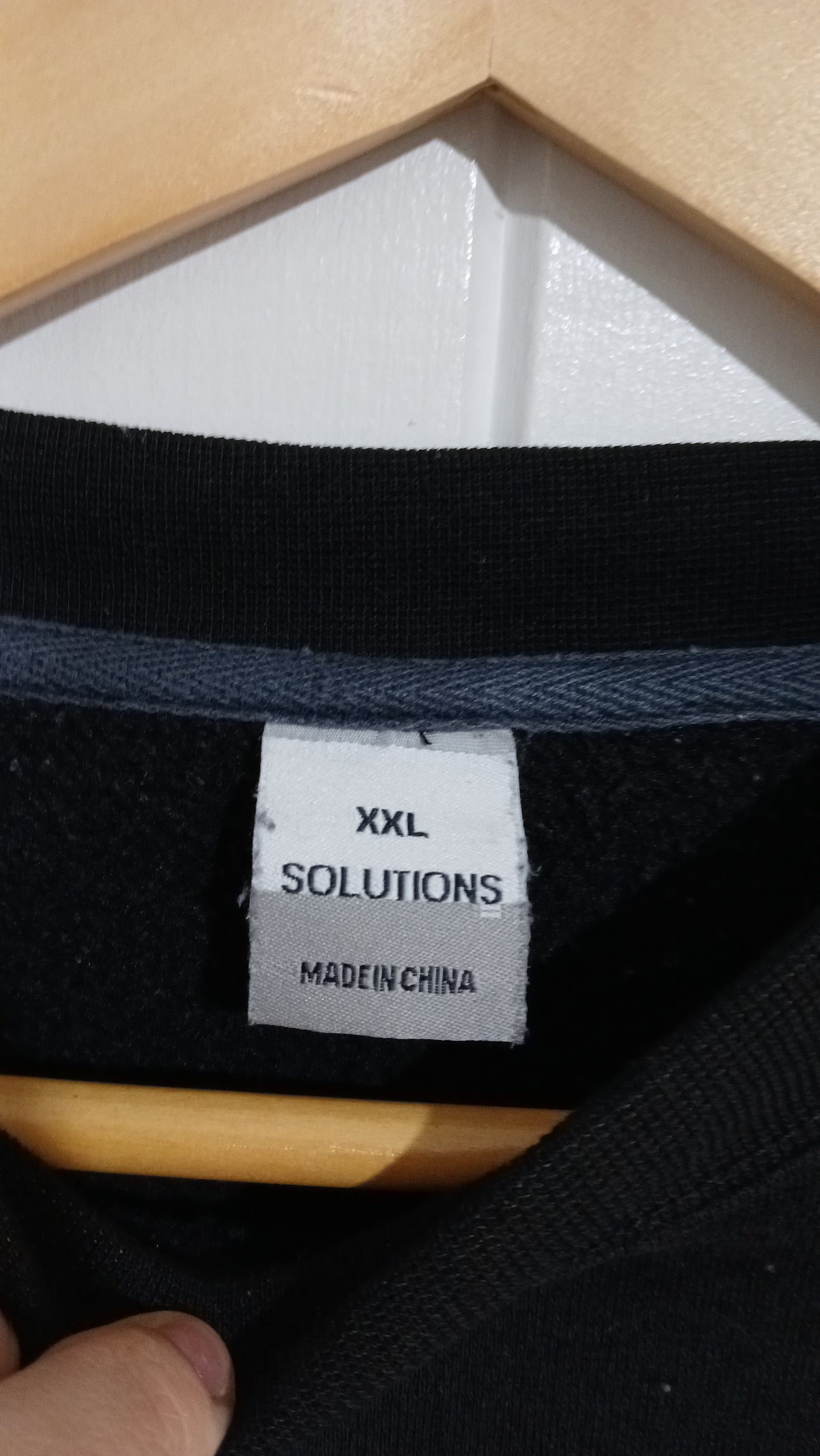 (XXL) Solutions | Black Sweater