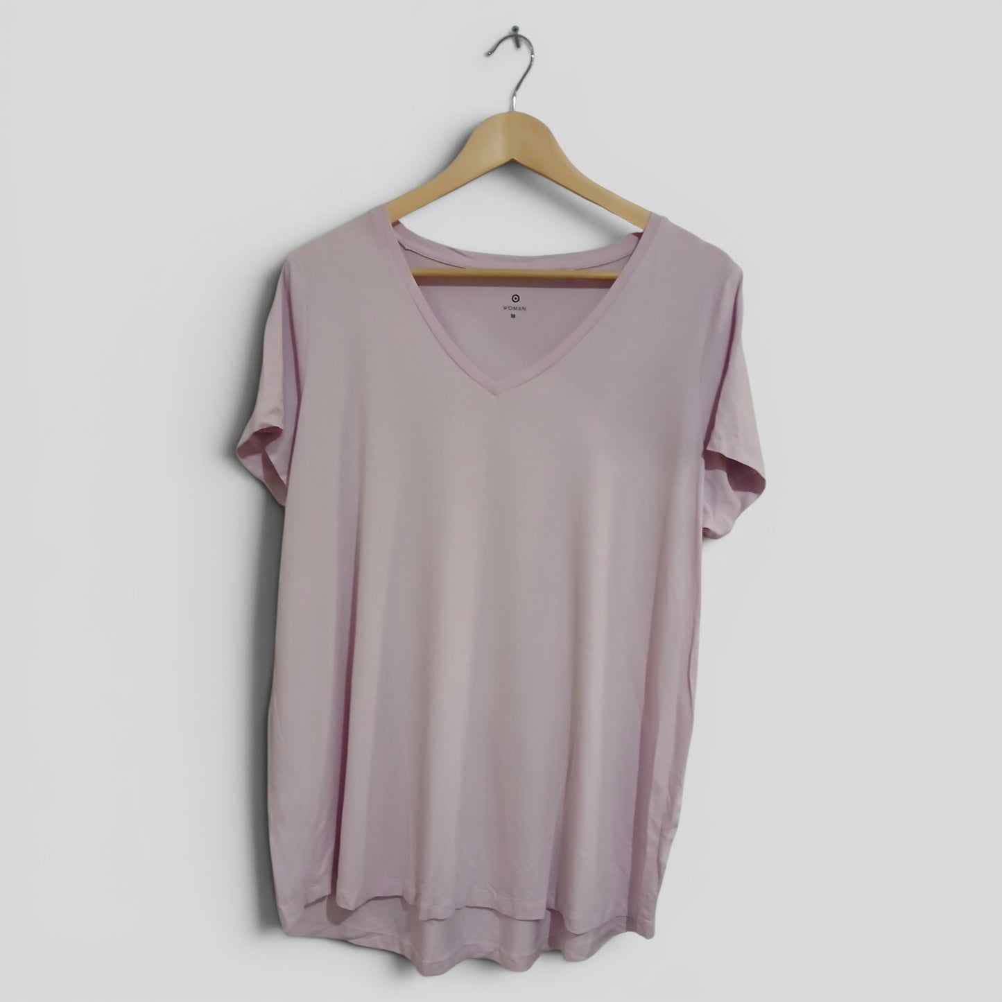 (18) Target | Purple V Neck Tee