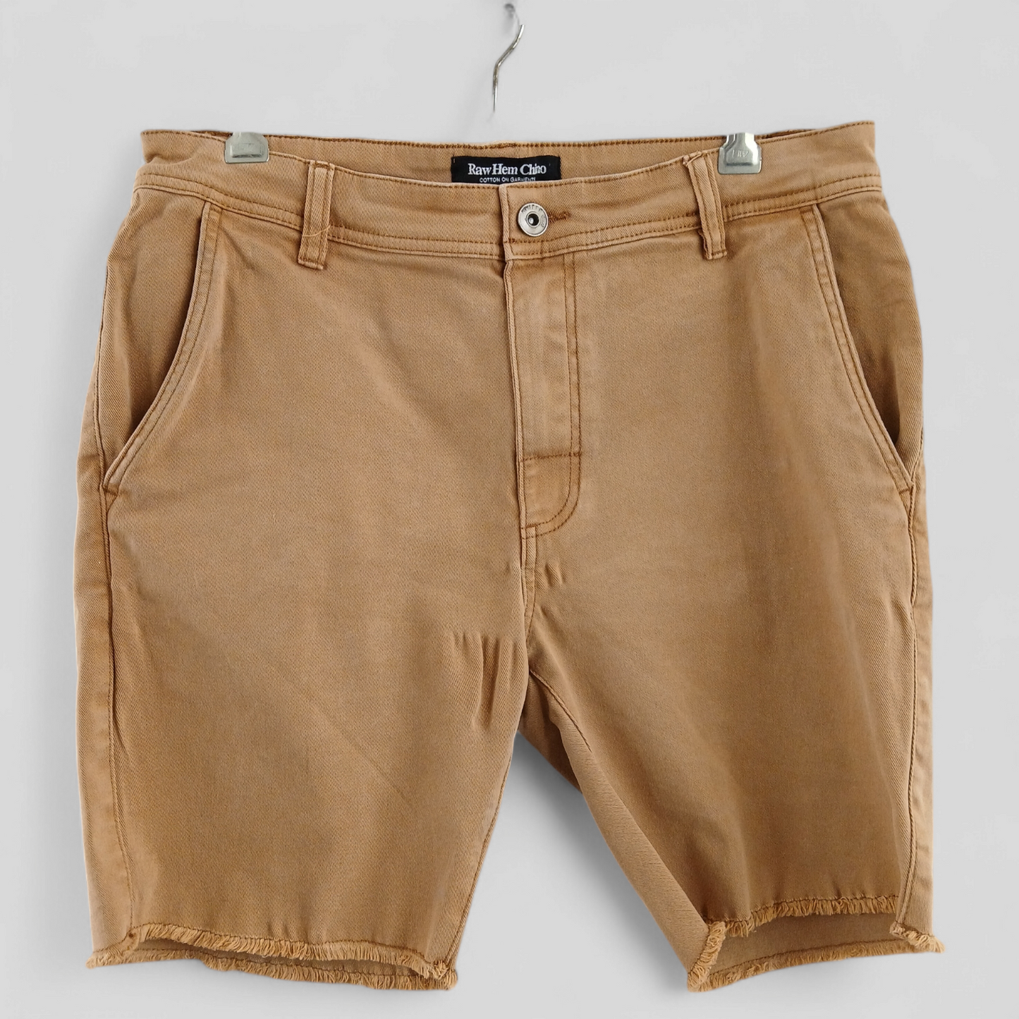 (32) Cotton On Raw Hem Chino Shorts