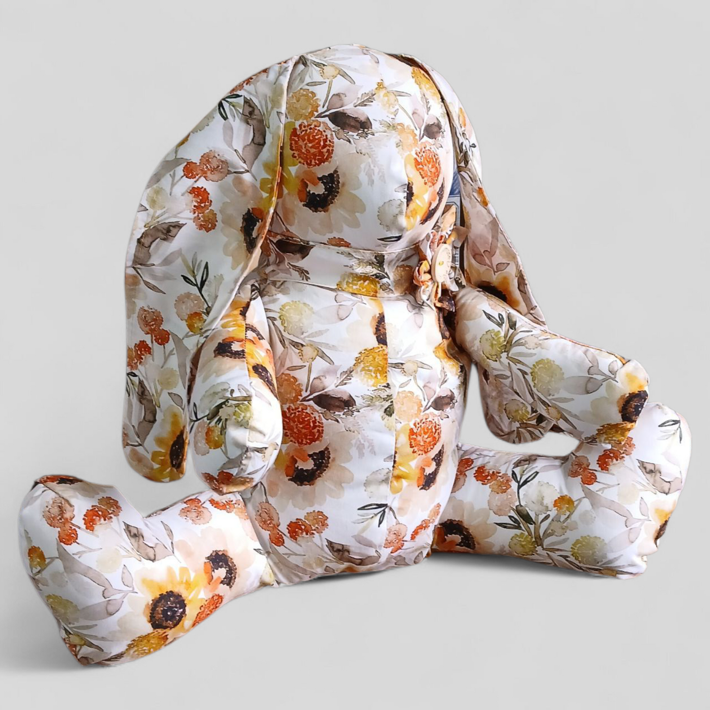 Large Stuffed Animal | Light Flowers | Perfectly Imperfect by Weareable Art