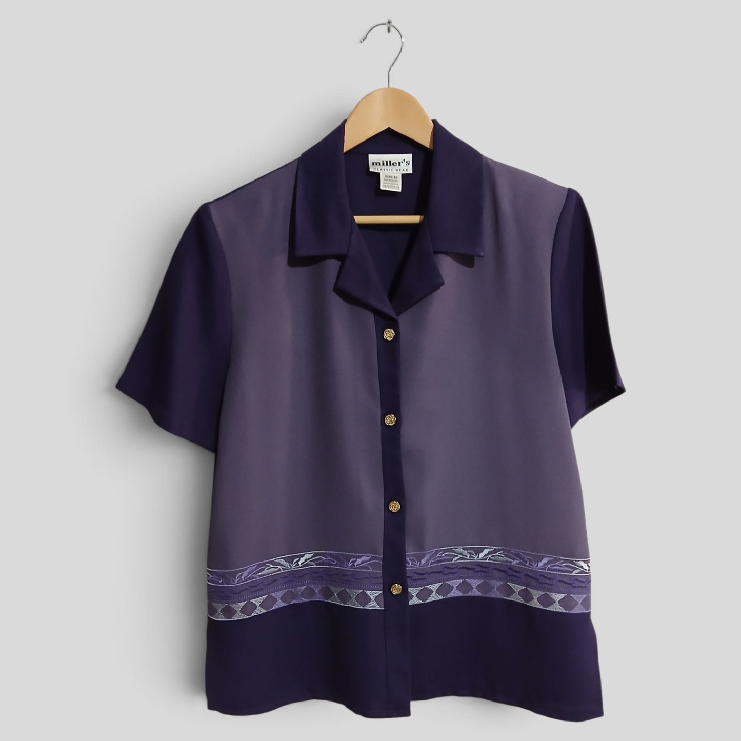 (S) Millers | Purple Blouse Set
