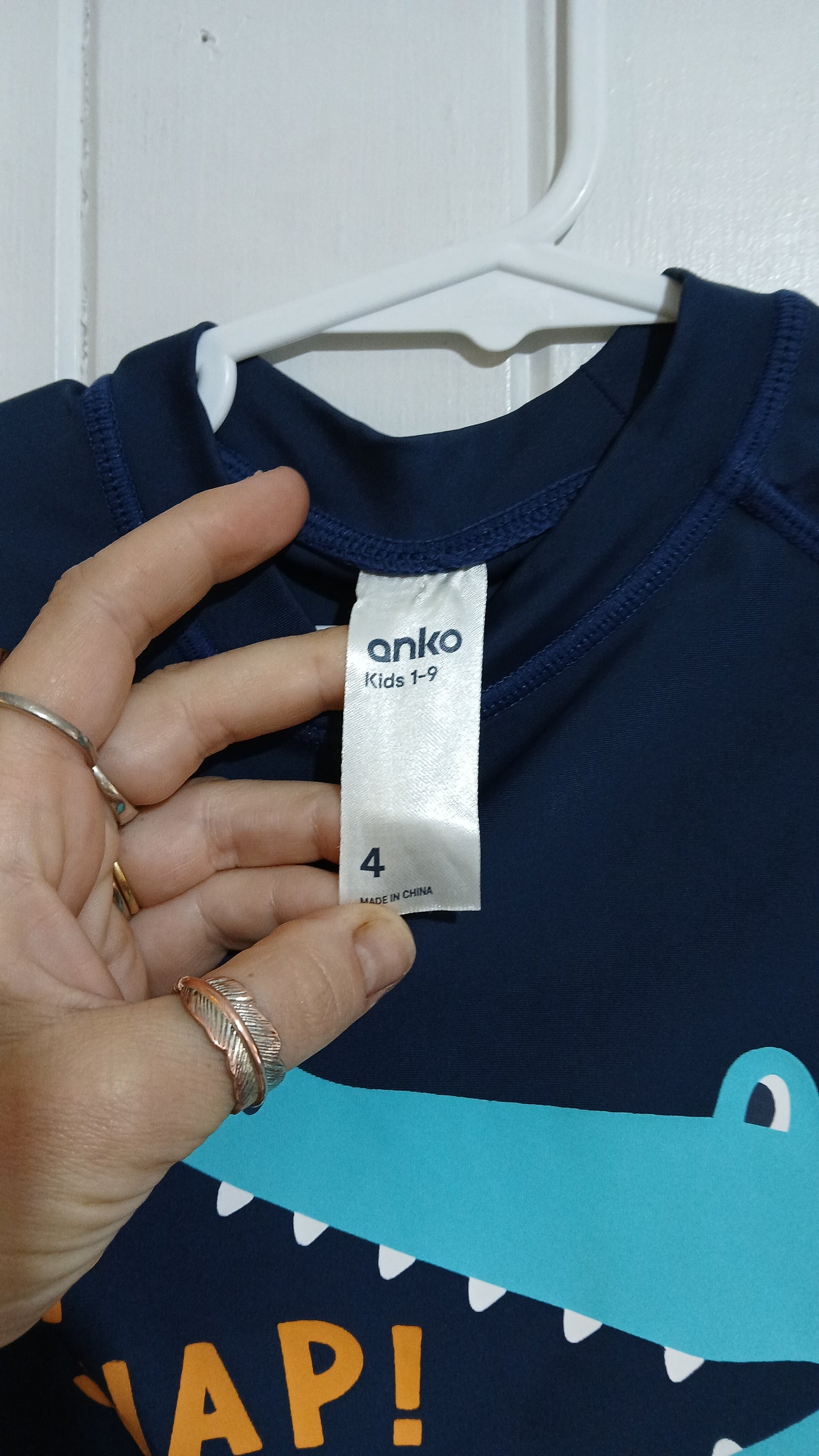(4JNR) Anko | Croc Swim Shirt