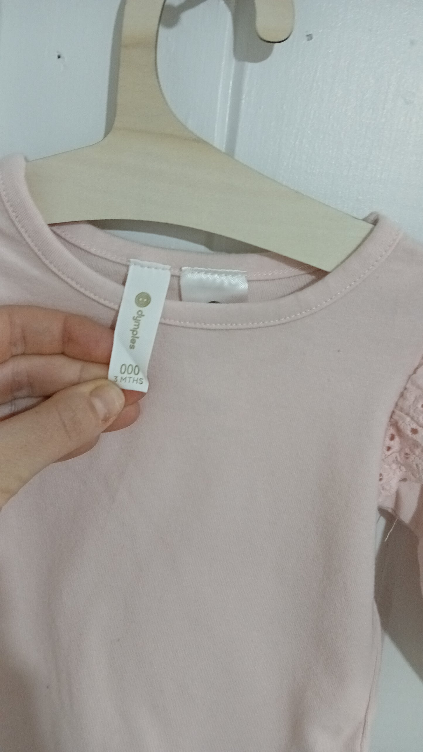 (000) Dymples | Pink L/S Ruffle