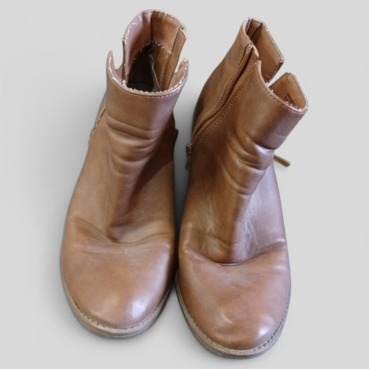 (9) Target | Brown Heeled Boots