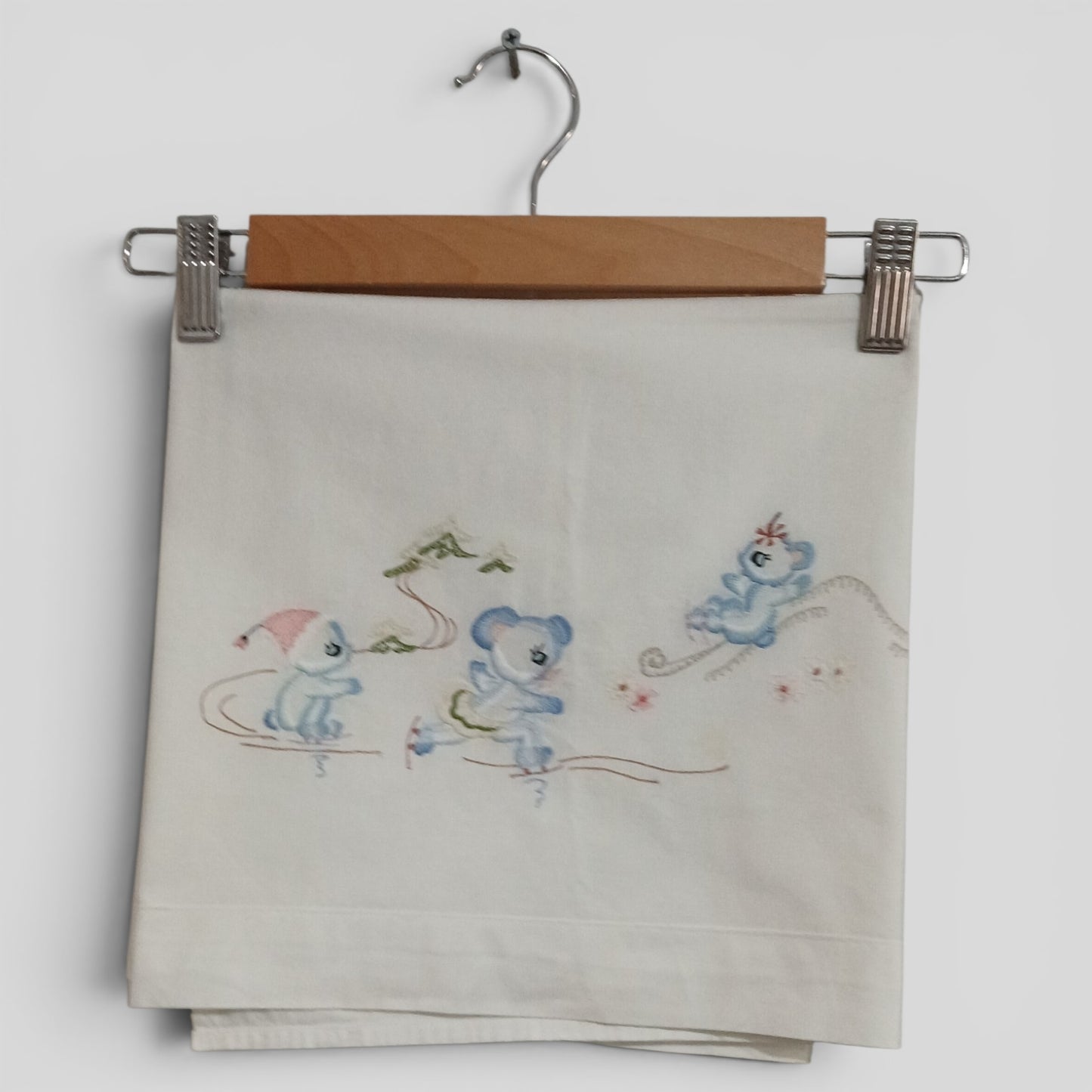 Baby Sheet | Embroidered Bears