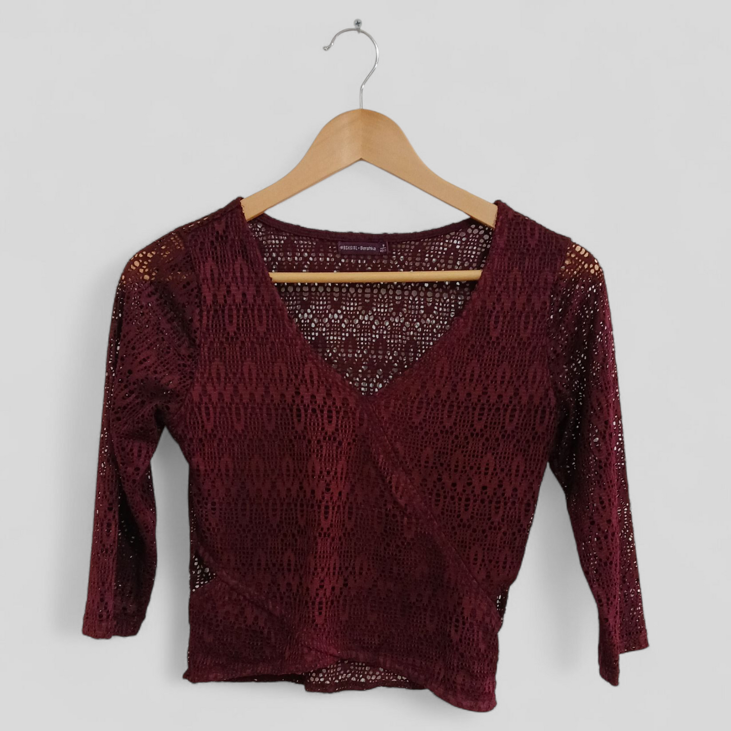 (M) Bershka | Maroon Blouse