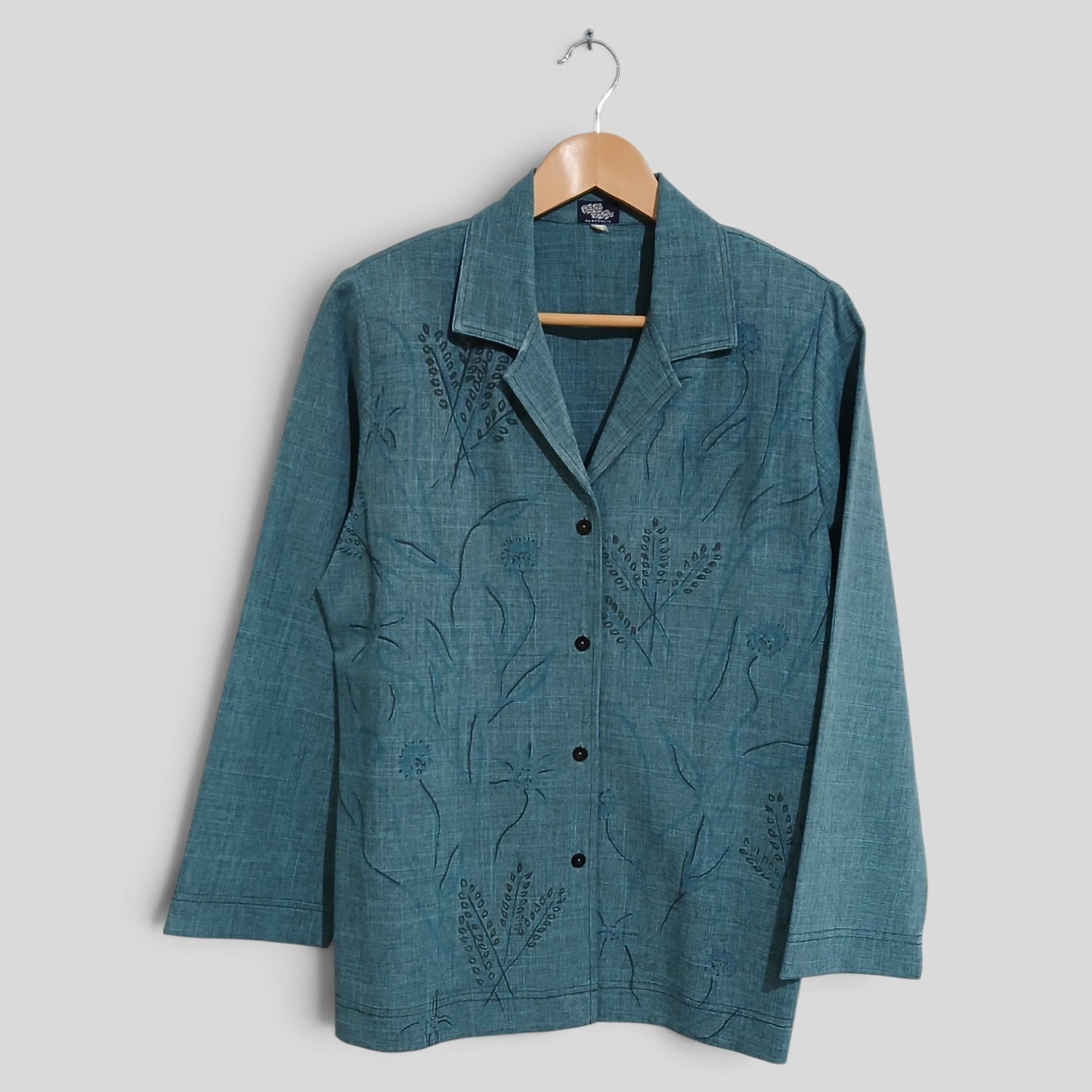 (S) Renzi Vorsa | Green Blouse Pants Set