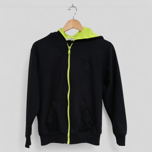 (S) Details | Black / Yellow Hoodie