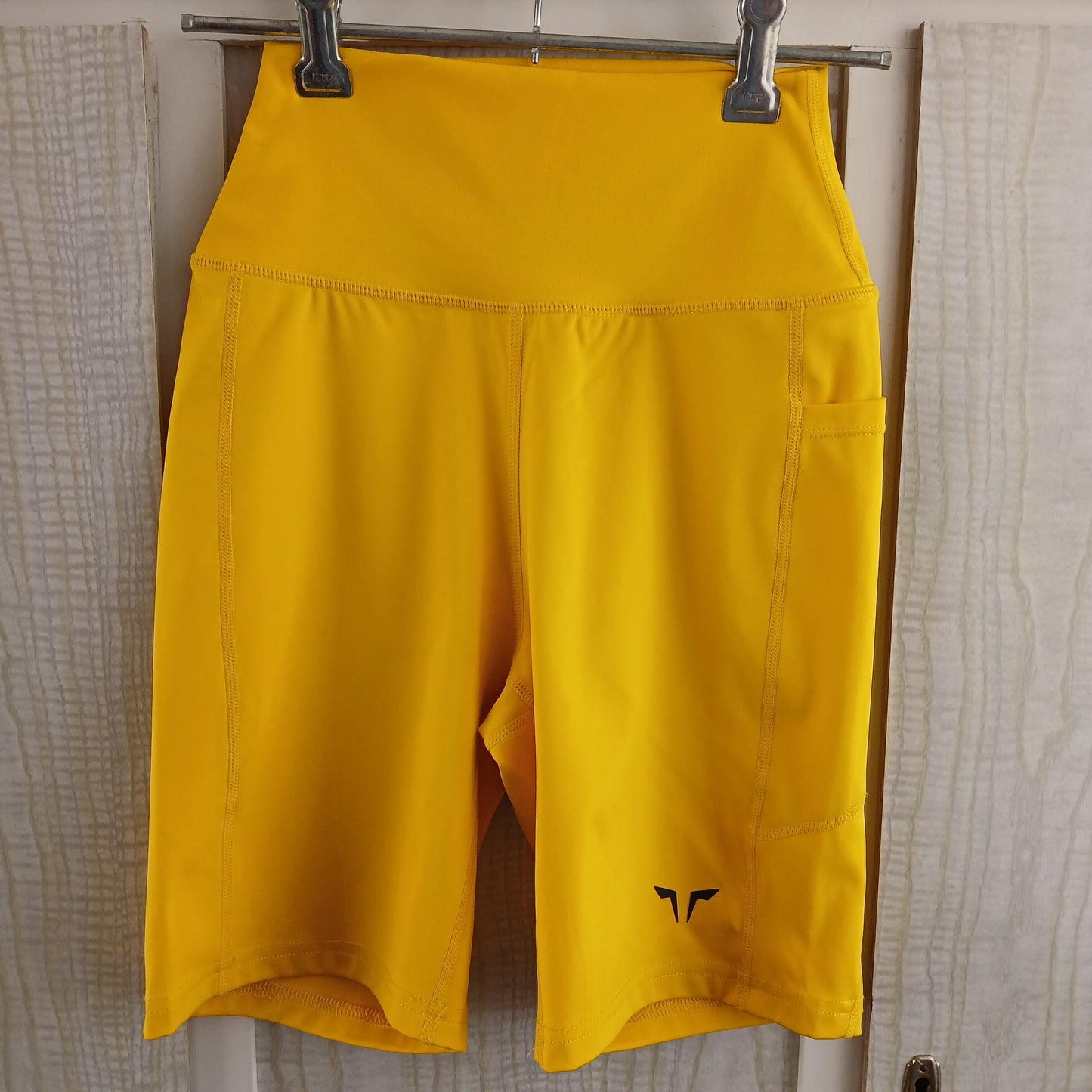 (S) Squatwolf Yellow Exercise Shorts