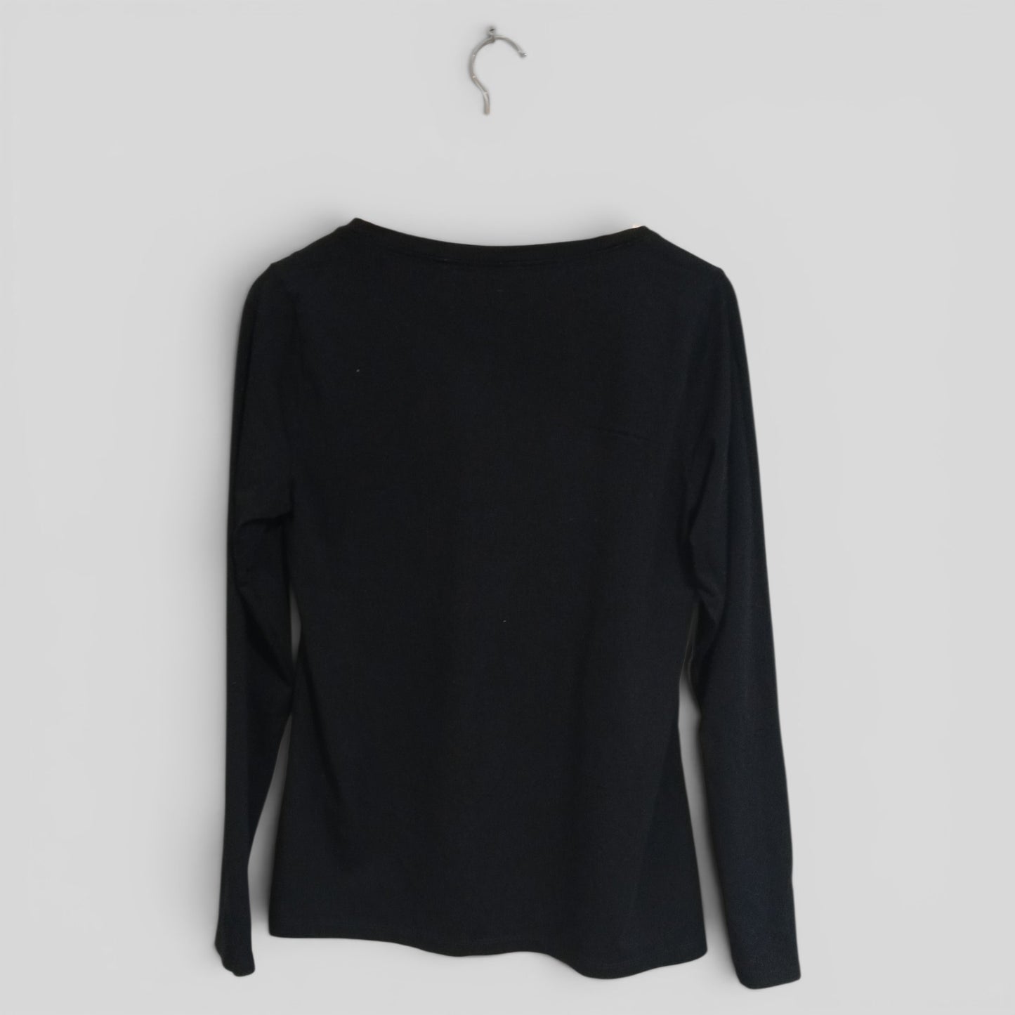 (L) Brilliant Basics | LS Black Shirt