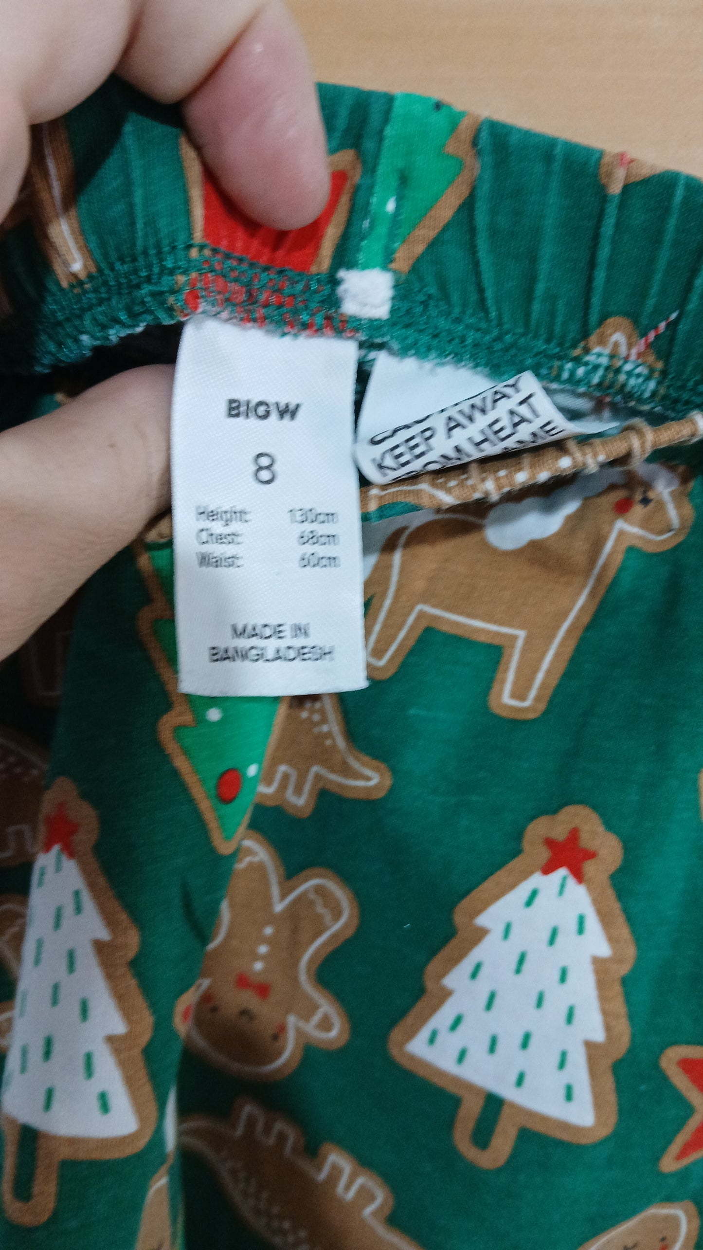 (8JNR) Big W | Christmas PJ Shorts