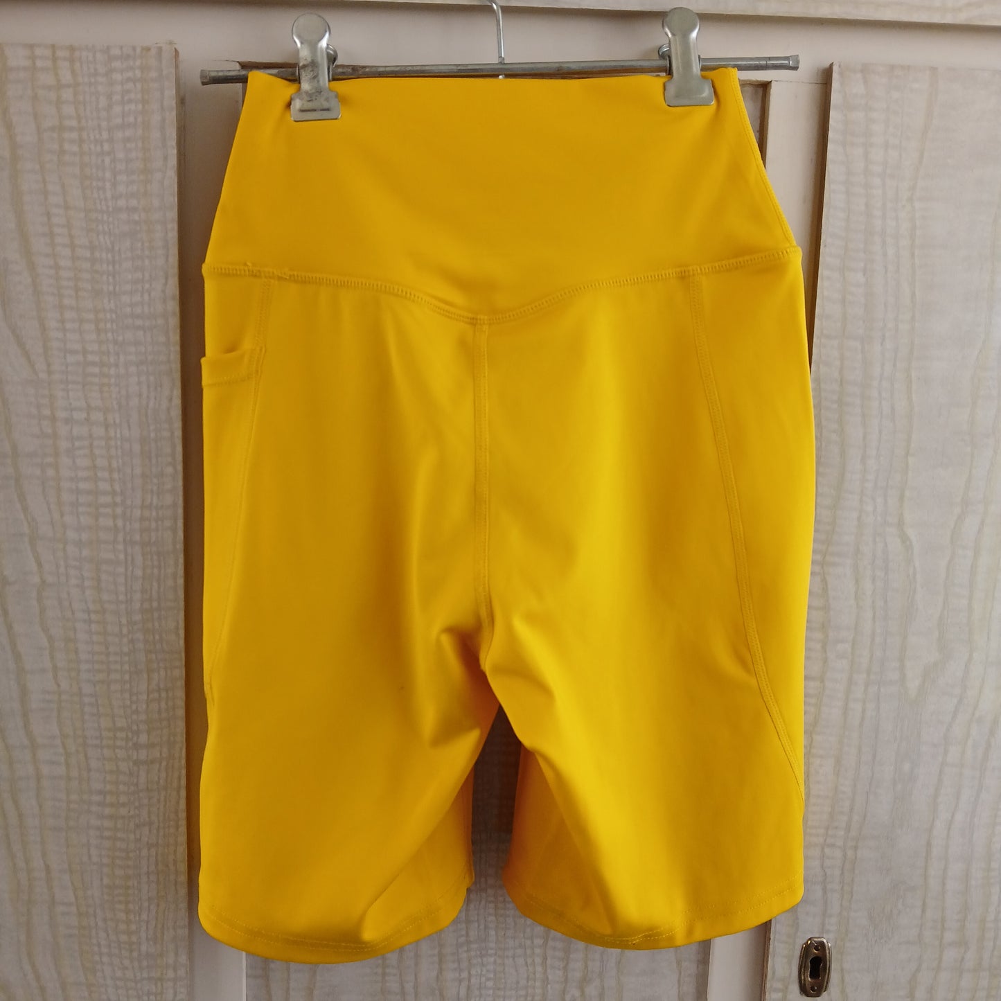 (S) Squatwolf Yellow Exercise Shorts