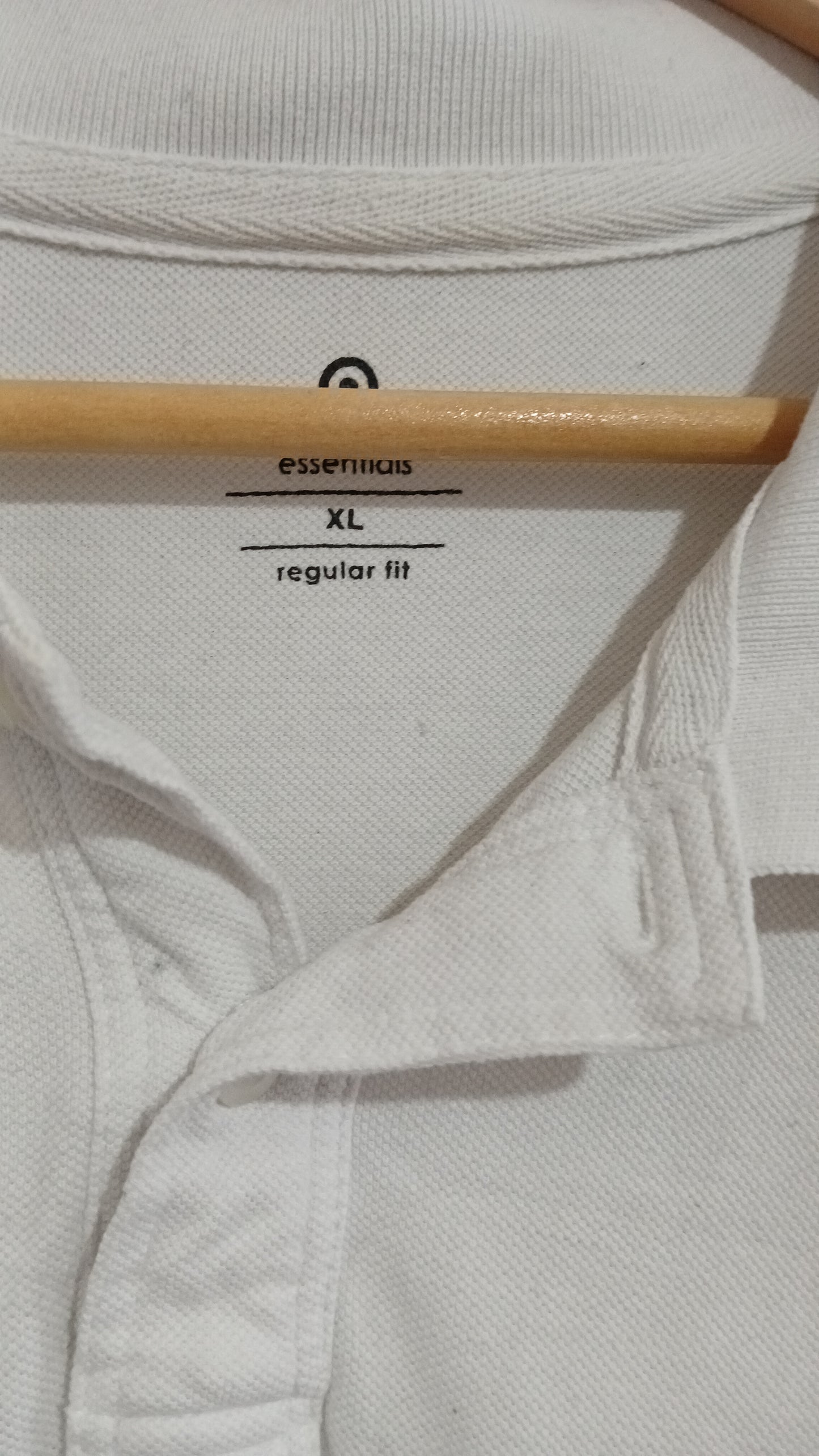 (XL) Target | White Polo