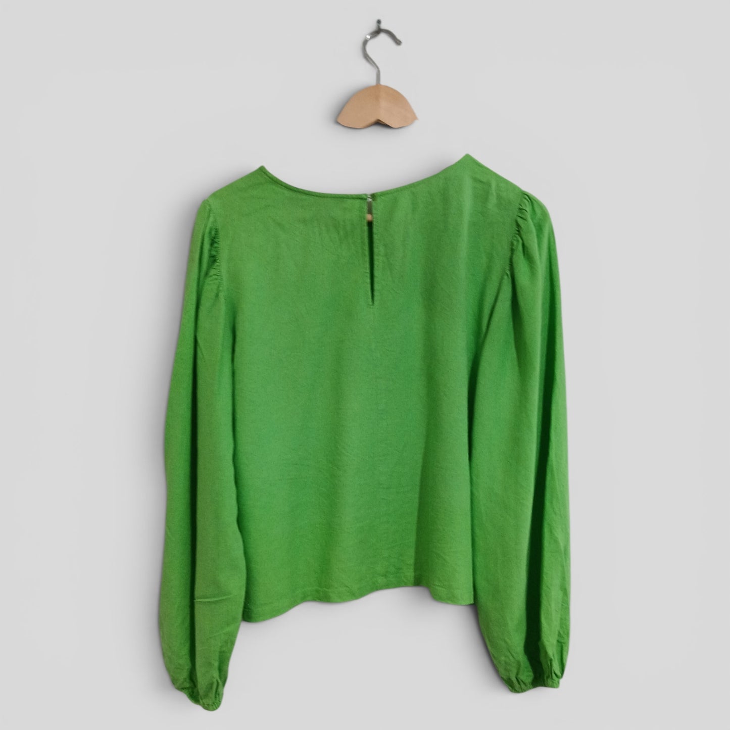 (16) Sportsgirl | Green LS Blouse