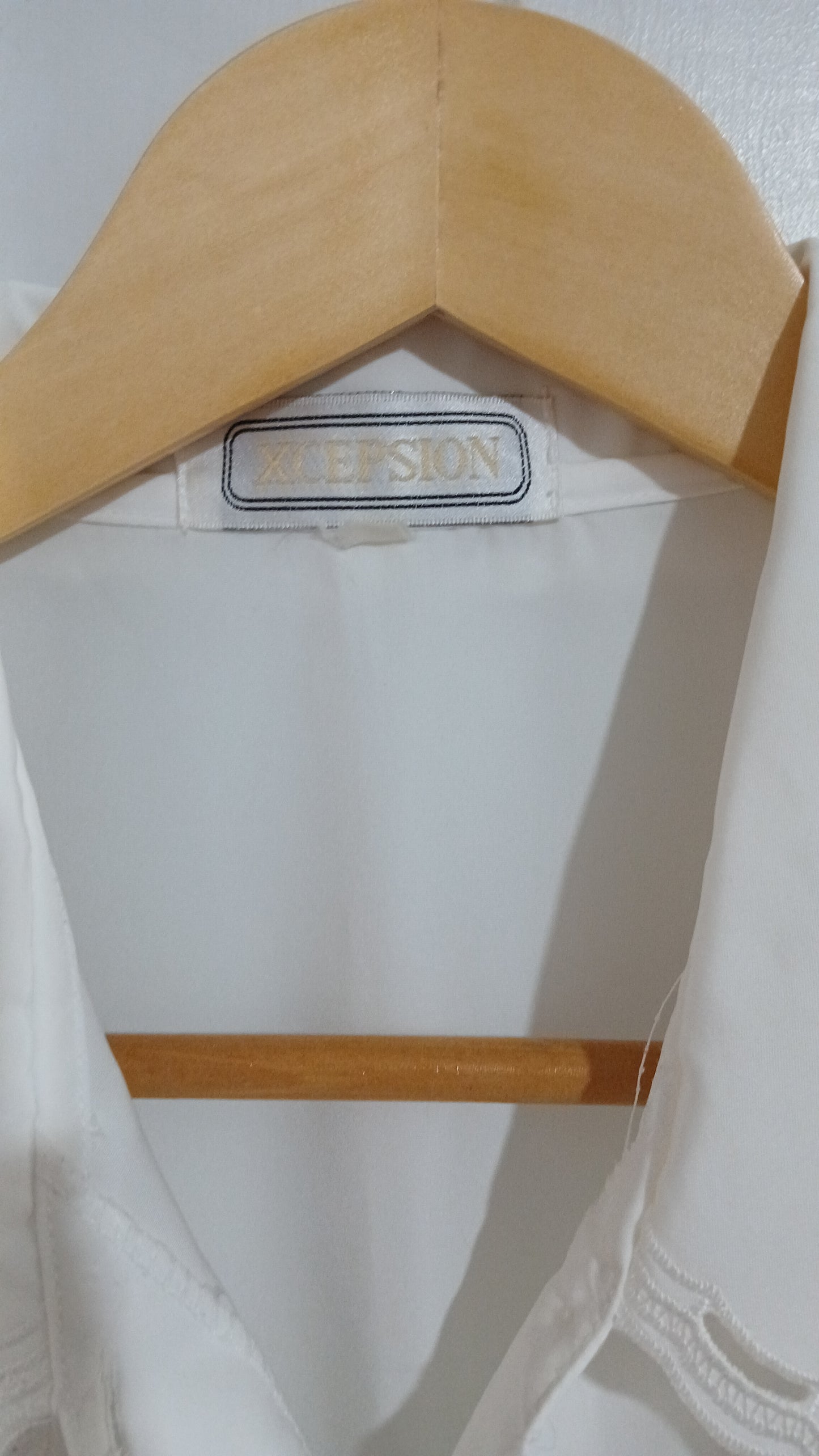 (M) Excepsion | White  Blouse