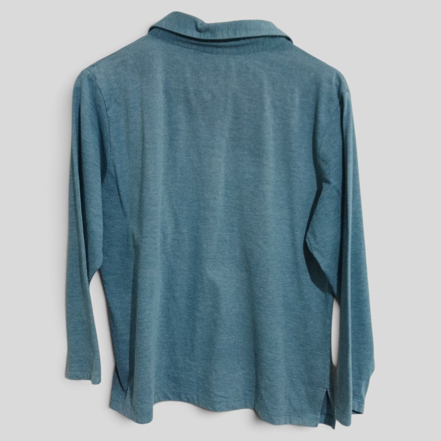 (L) Blue Collared Shirt