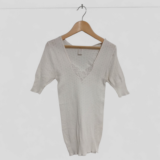 (10-12JNR) Vintage Cotton Blouse
