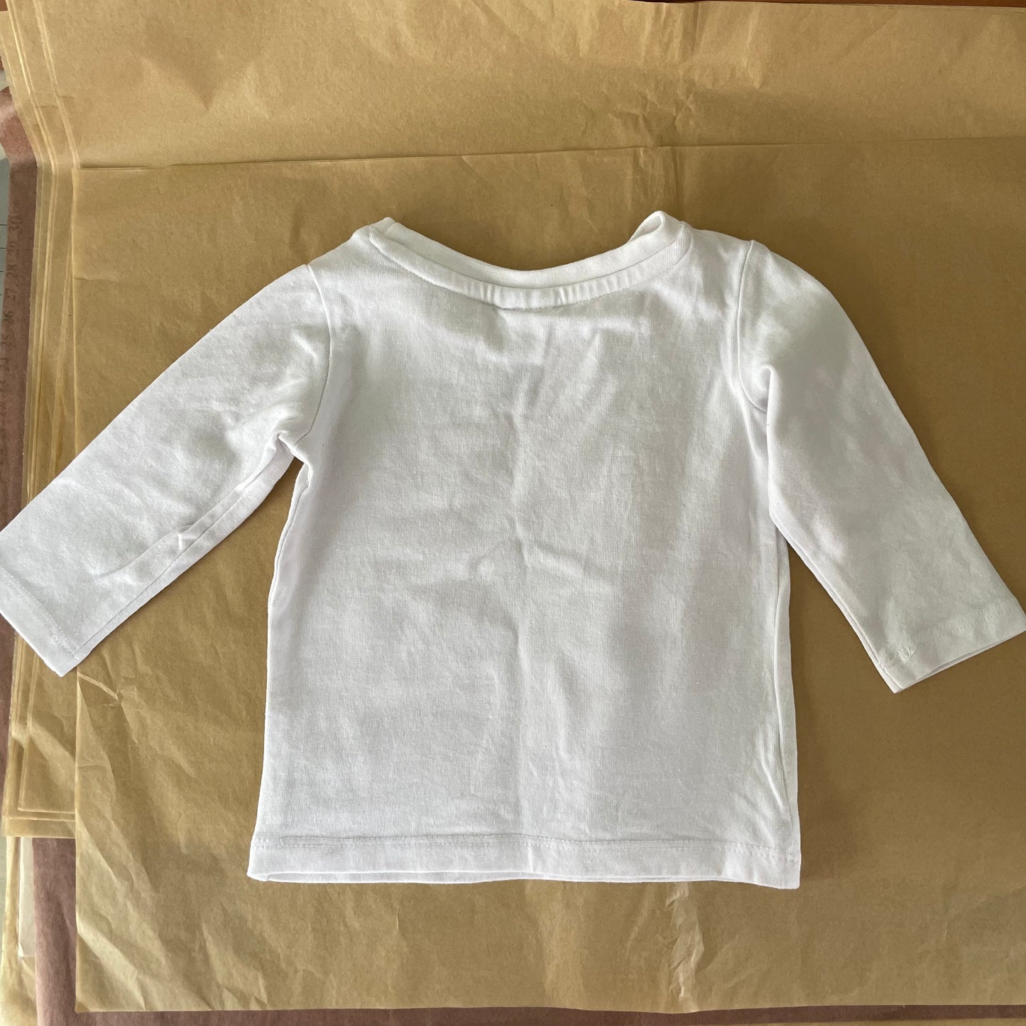 (000) Organic Cotton White L/S Shirt