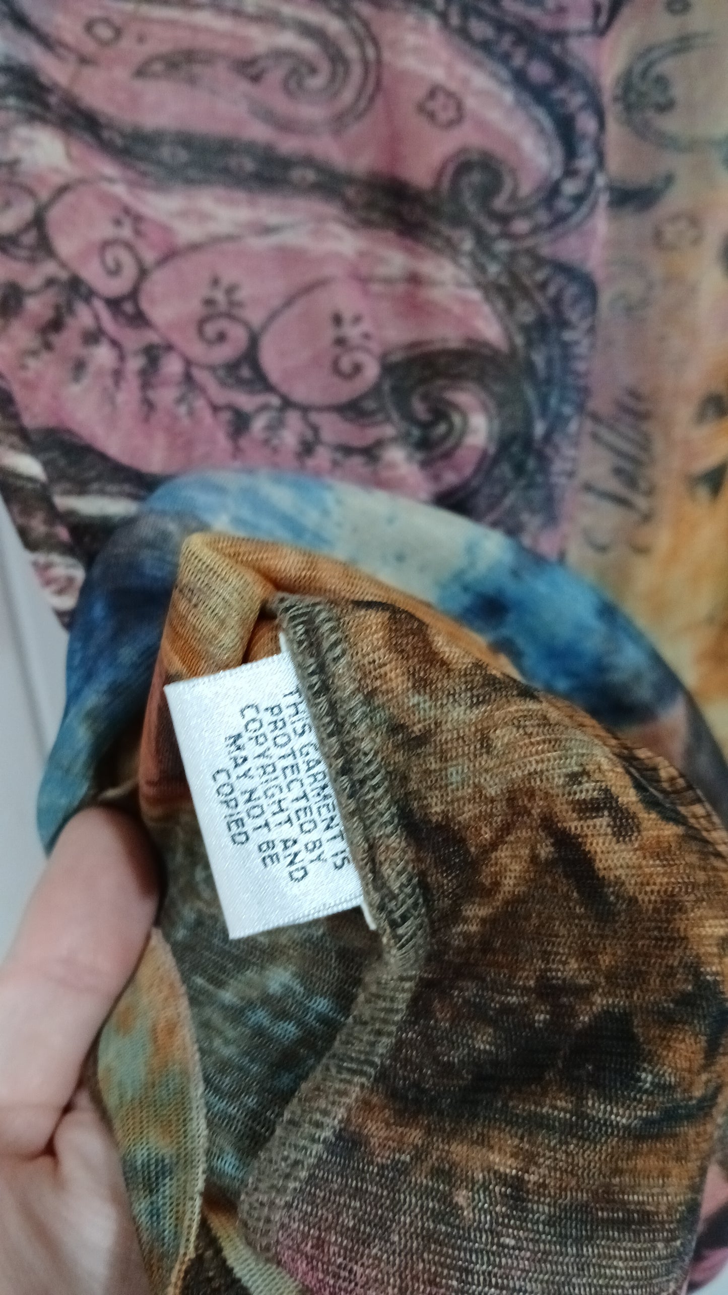 (L) Sheer Multi C Blouse