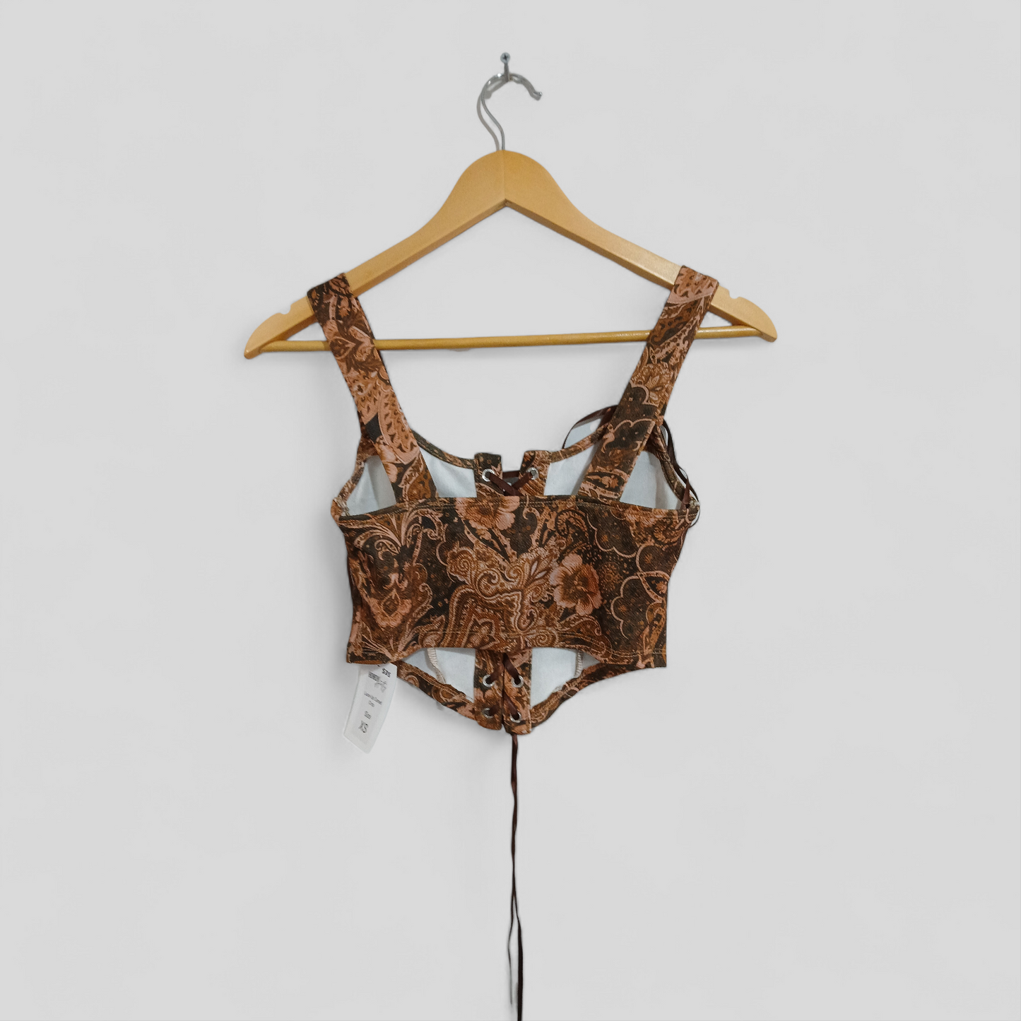 (XS) BNWT | Howdy Hetty | Lace-up Corset Crop