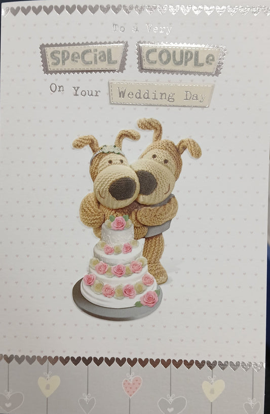 Wedding Card | Special Couple | Puppies and Cake