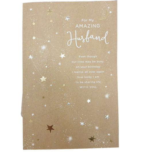 Birthday Card |  Husband/Husband Constellations