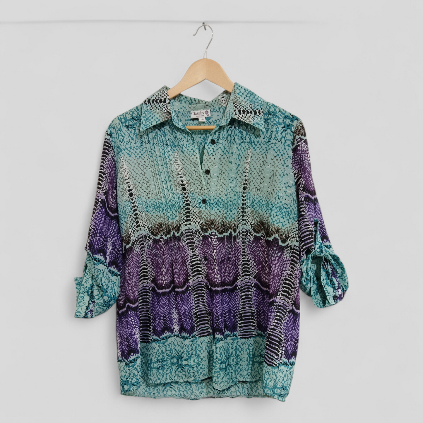 (16) Classics | Blue/Purple Blouse